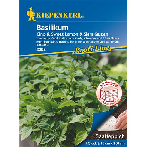 Bosiljak Cino & Sweet Lemon & Siam Queen, sjeme na traci slika 1 interface.art 87766